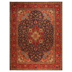 Handmade Contemporary Persian Style Tabriz Rug 10.1' x 13.2', 2000s - 1T06