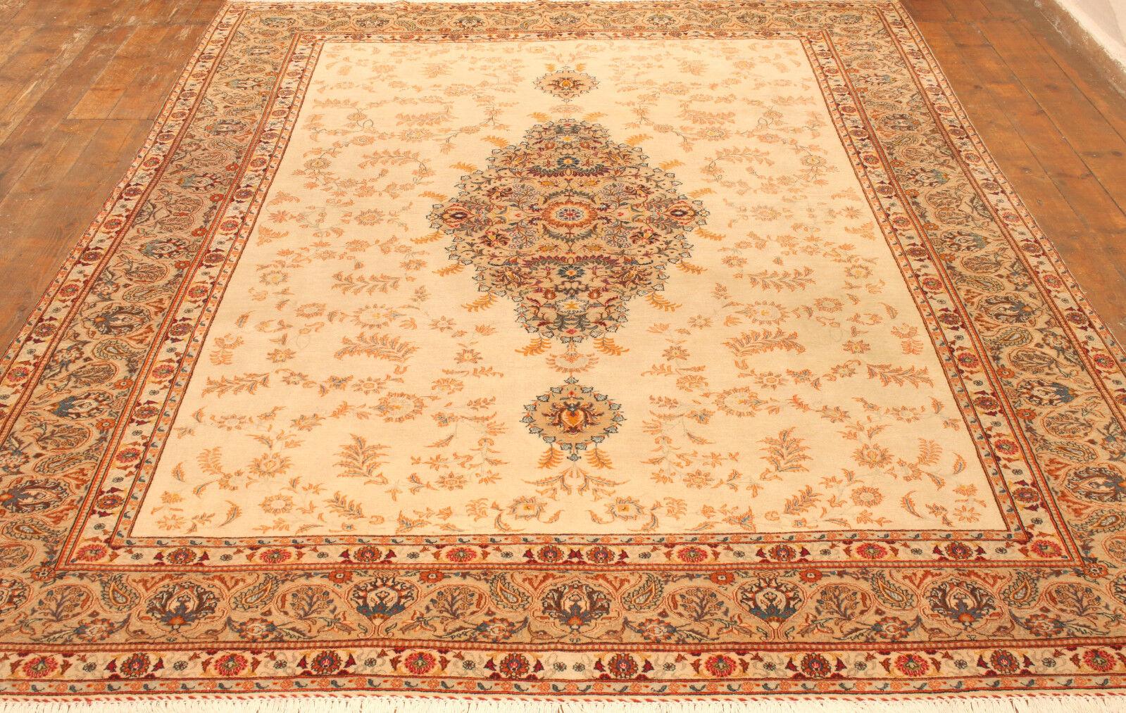 Handmade Contemporary Persian Style Tabriz Rug 8.9' x 12.8', 2000s - 1T05 For Sale 2