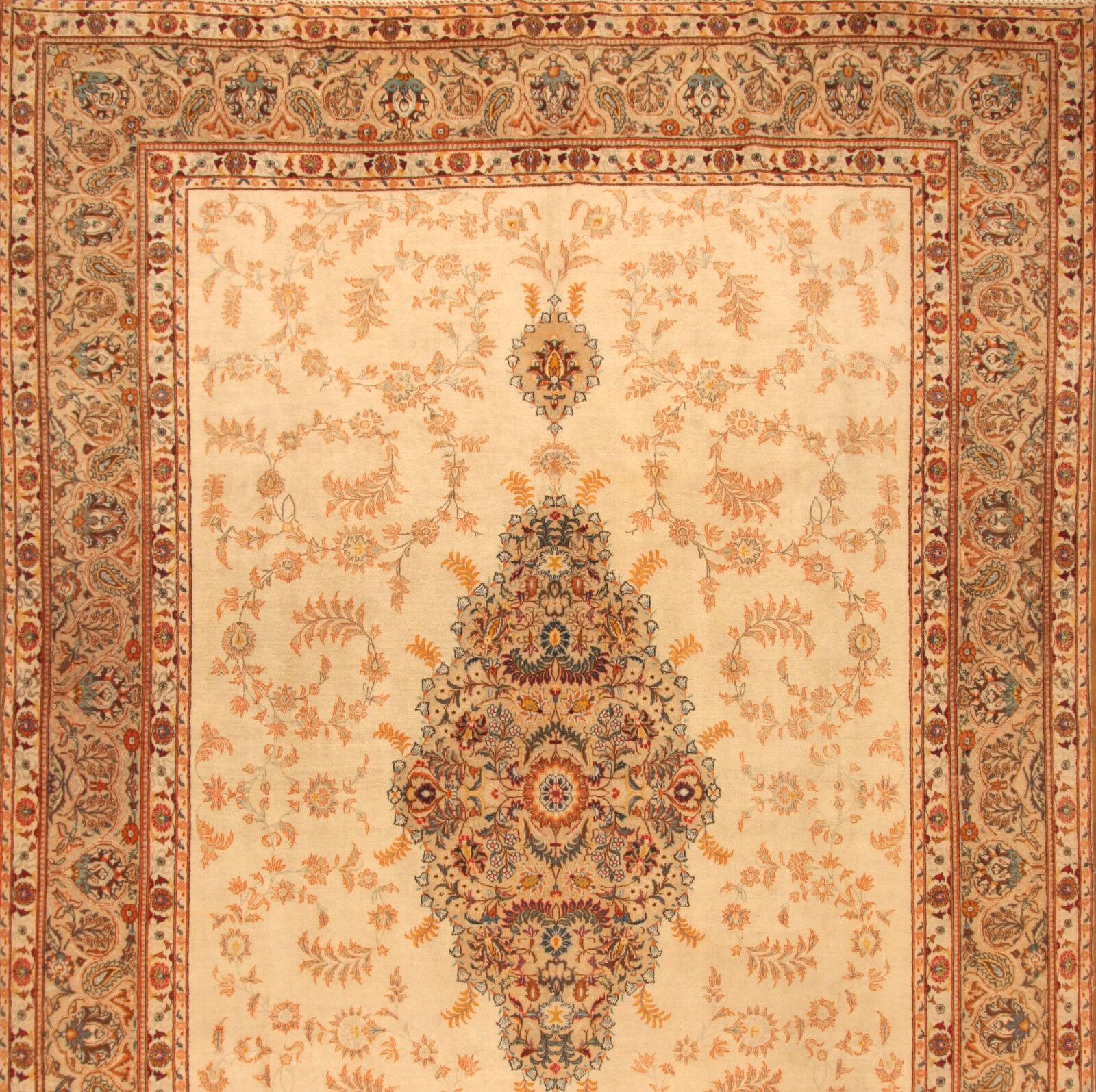 Handmade Contemporary Persian Style Tabriz Rug 8.9' x 12.8', 2000s - 1T05 For Sale 5