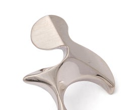 Handmade, Contemporary, Symbolic, Wearable Sculpture, Sterling Silver Brooch