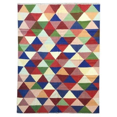Handmade Contemporary Wool Kilim,  3.00 x 2.50 m