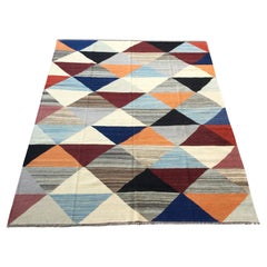 Handmade Contemporary Wool Kilim,  3.10 x 2.50 m