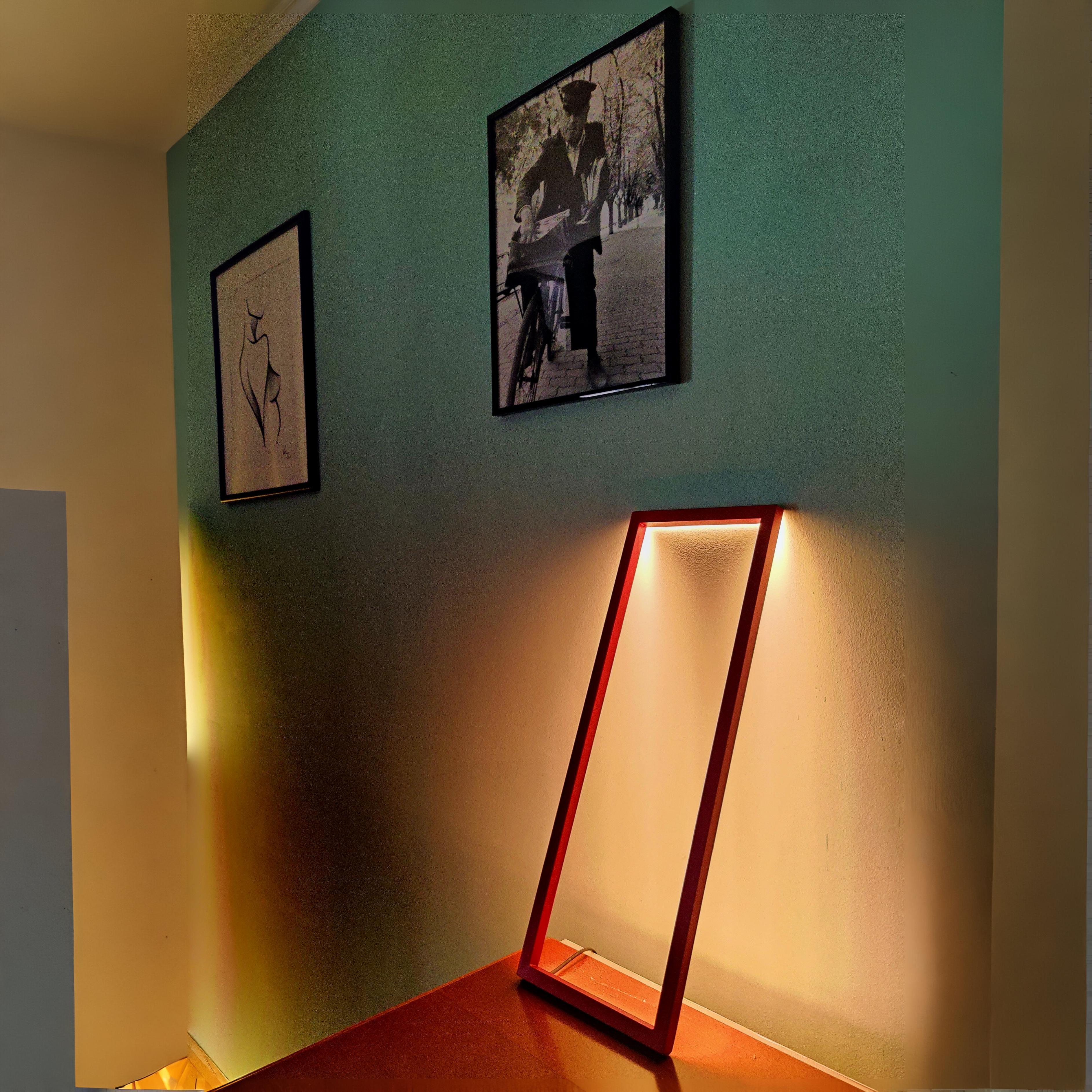Einzigartige Gesims-Tischlampe Handgefertigt aus Aluminium Architektonisches Contemporary Design im Angebot 5