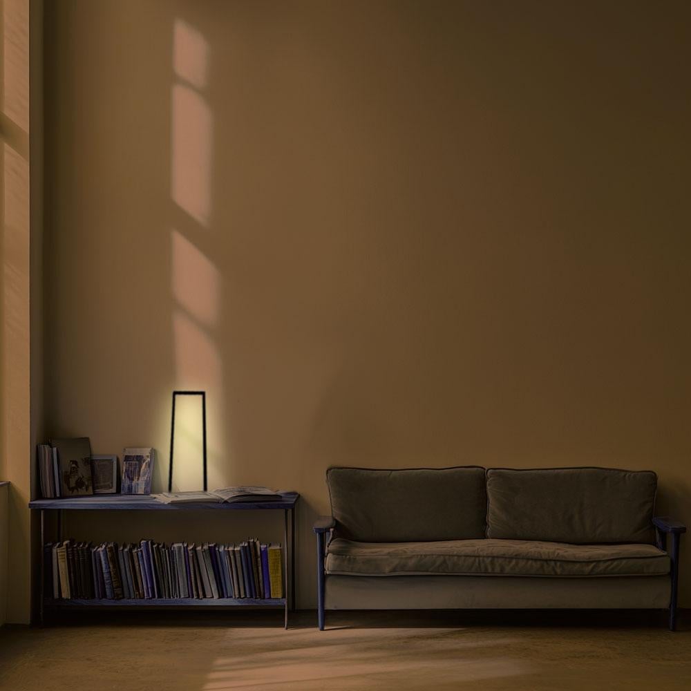 Einzigartige Gesims-Tischlampe Handgefertigt aus Aluminium Architektonisches Contemporary Design im Angebot 2