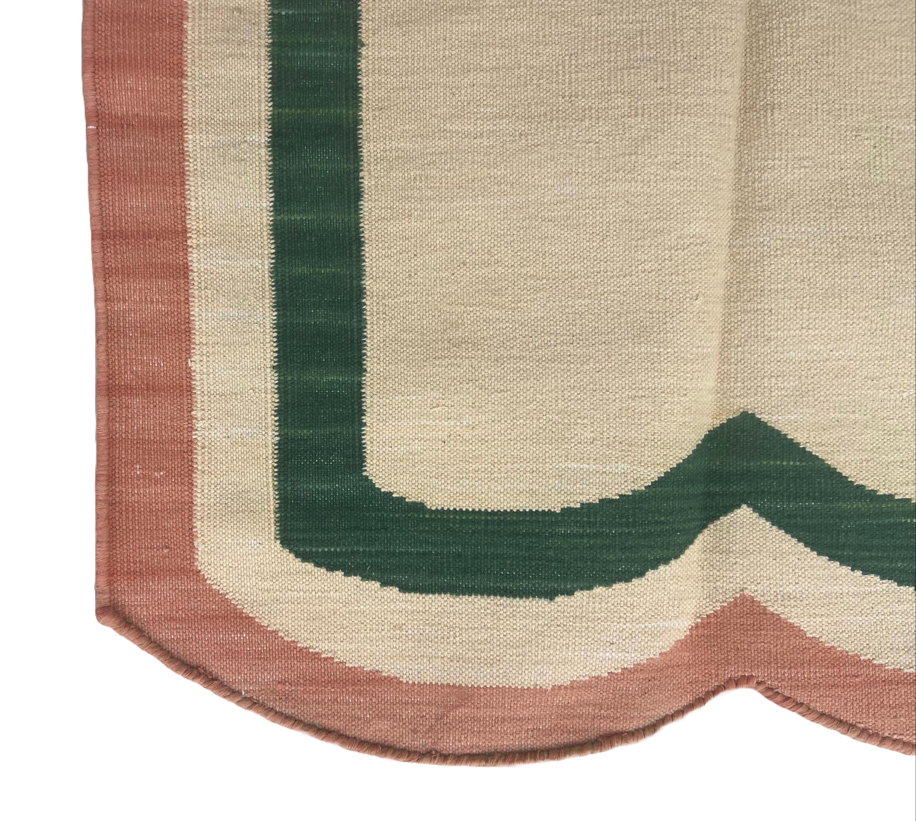 Tessuto a mano Tappeto a tessitura piatta in cotone fatto a mano, 20 