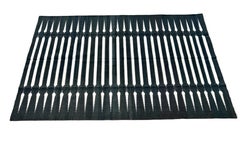 Handmade Cotton Area Flat Weave Rug, 6x9 Black And White Striped Indian Dhurrie