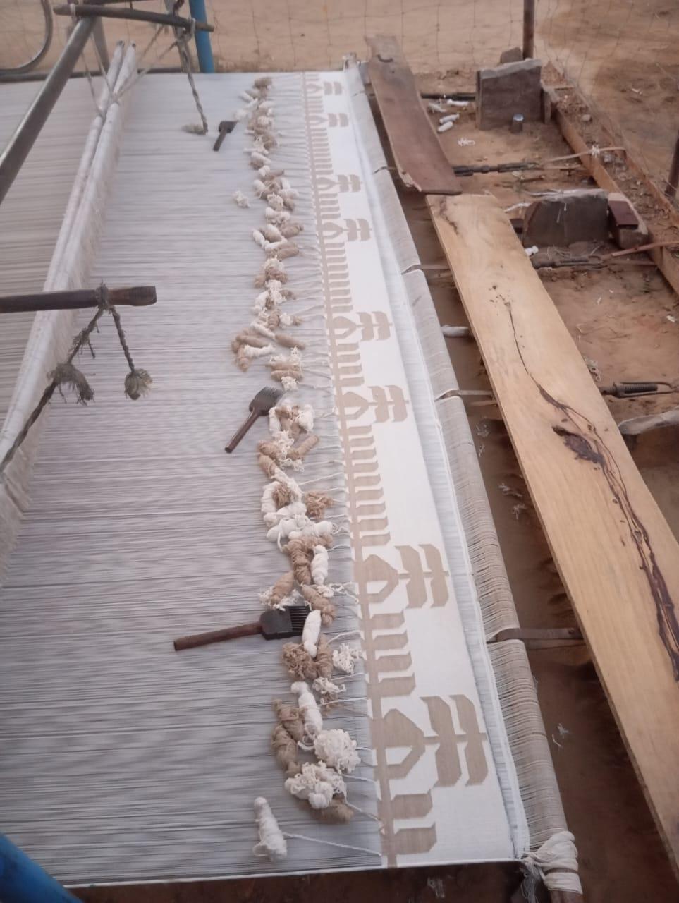 Cotton Vegetable Dyed Cream And Beige Leaf Patterned Indian Rug-8'x10'

These special flat-weave dhurries are hand-woven with 15 ply 100% cotton yarn. Due to the special manufacturing techniques used to create our rugs, the size and color of each