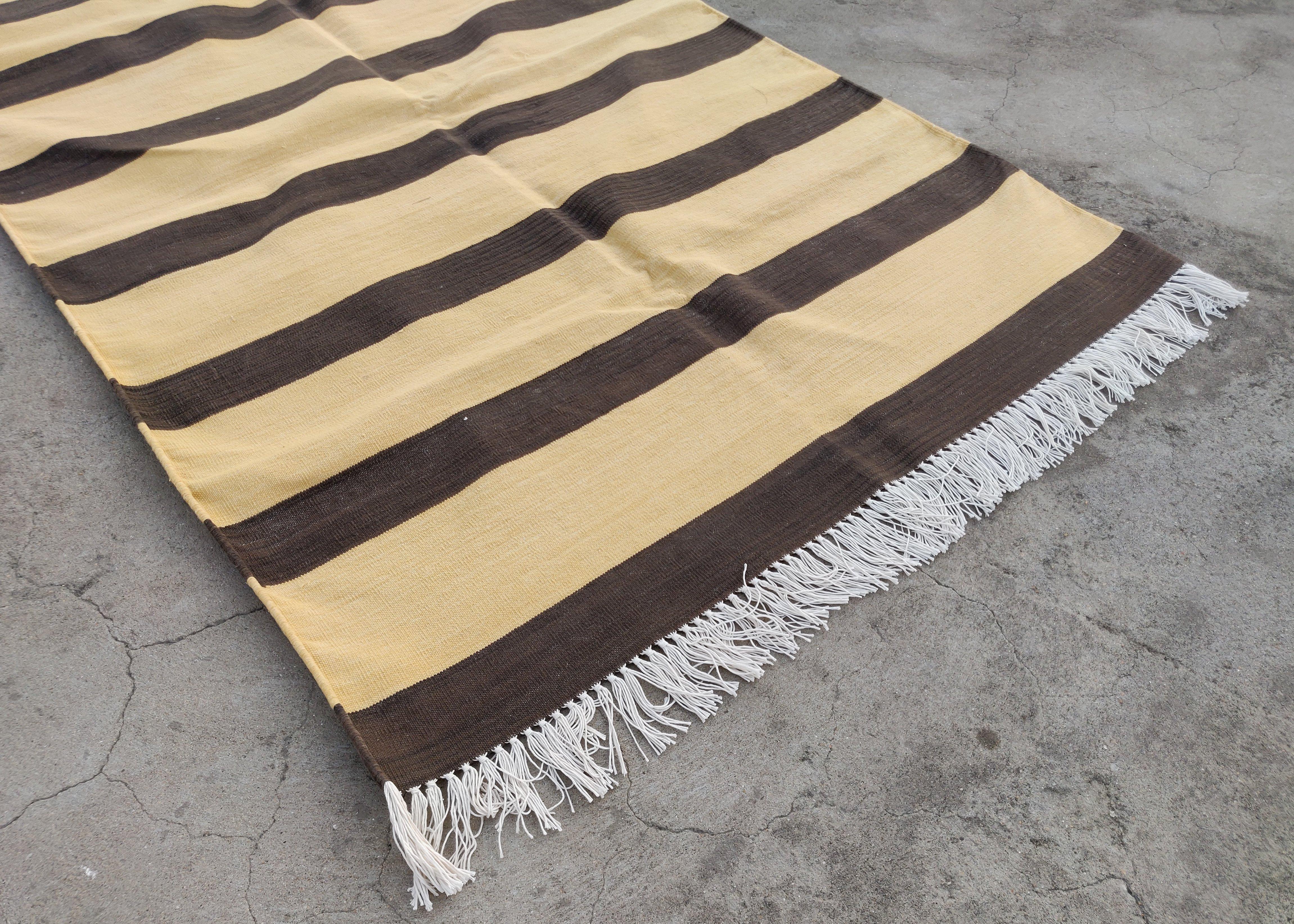 Hand-Woven Handmade Cotton Area Flat Weave Runner, 40
