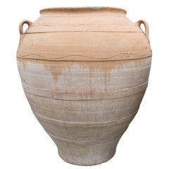 Handmade Crete Oil Jar, circa 1900