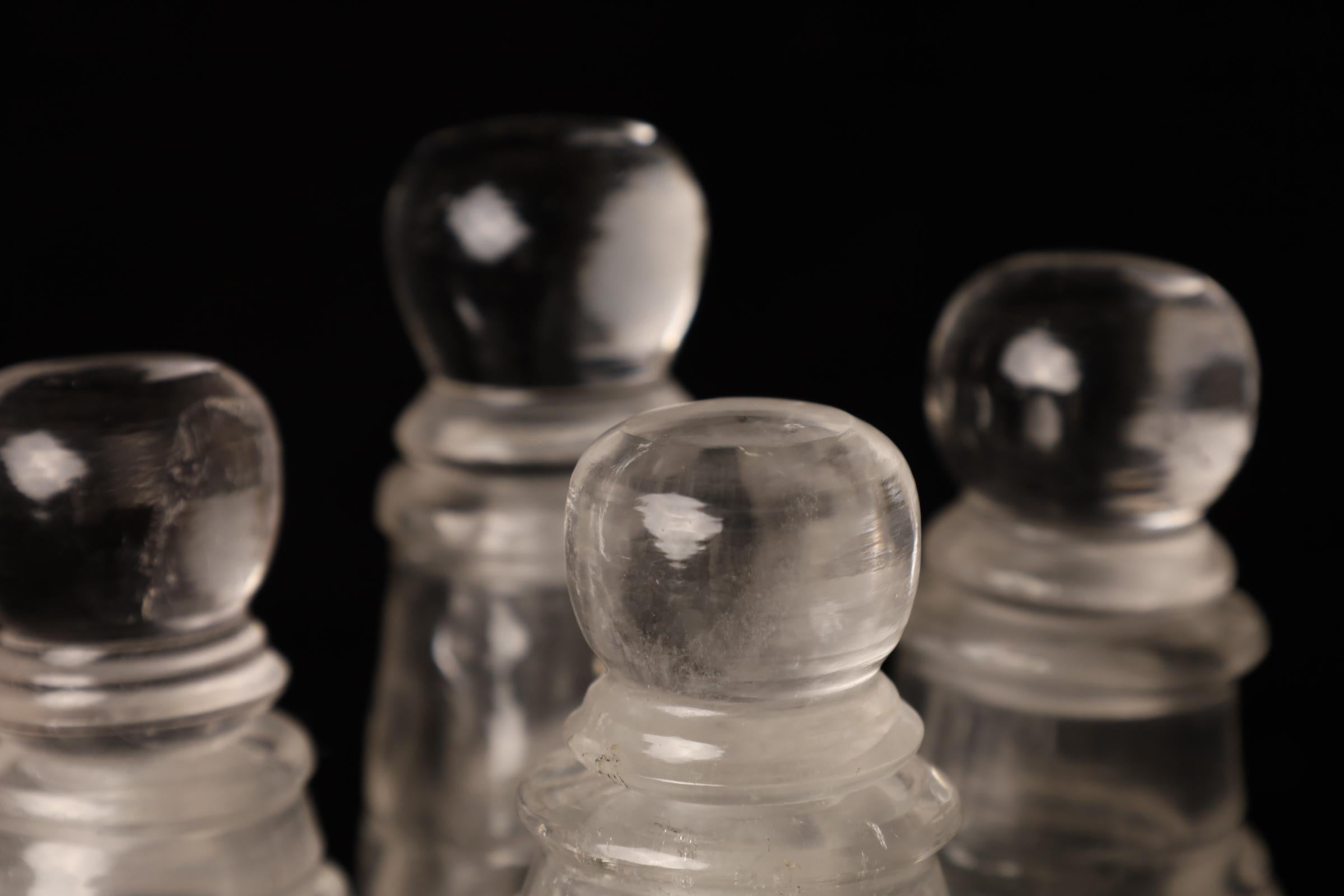 Tarros de cristal hechos a mano - set de cuatro en venta 10