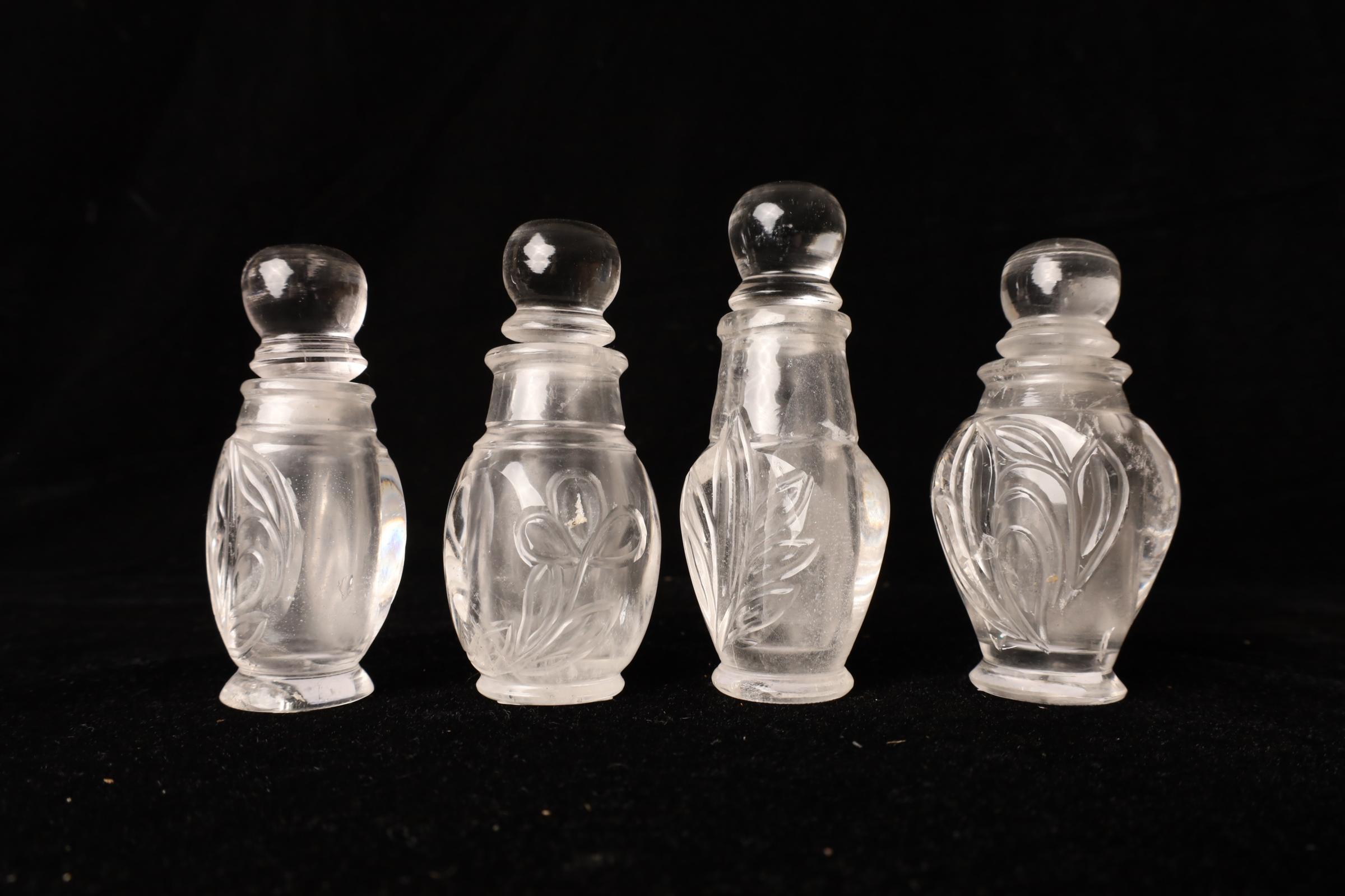 Tarros de cristal hechos a mano - set de cuatro Indio en venta