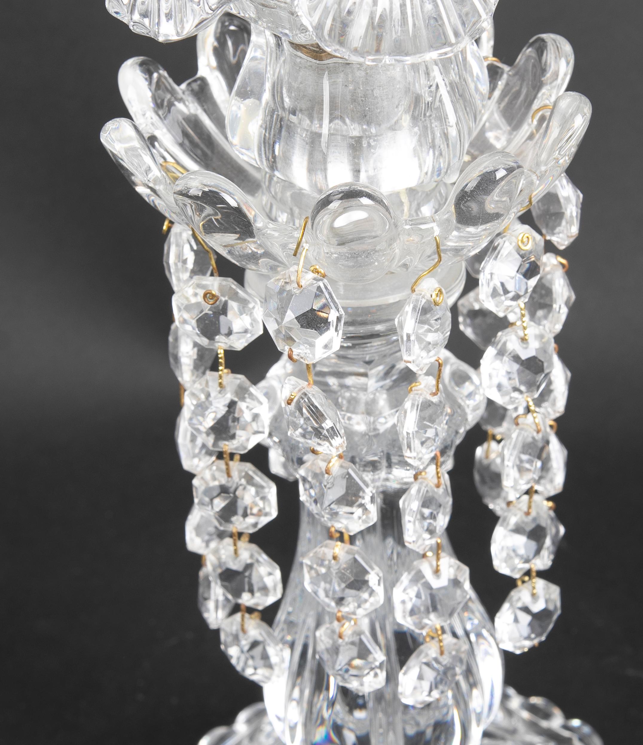 Handmade Crystal Table Candleholder 12