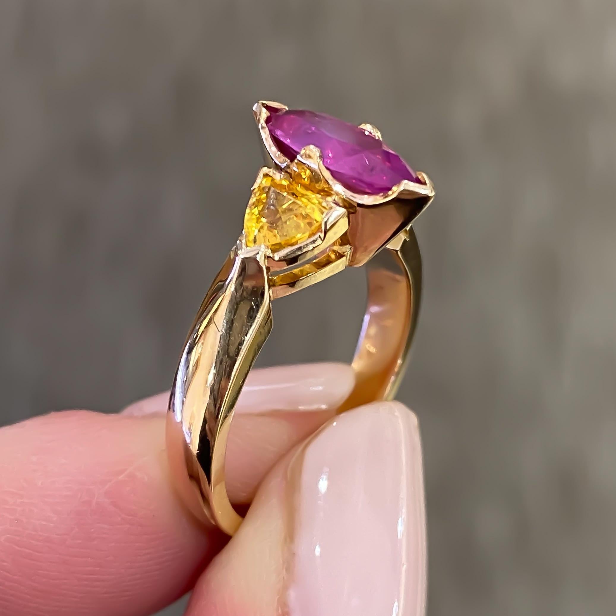 custom yellow sapphire rings
