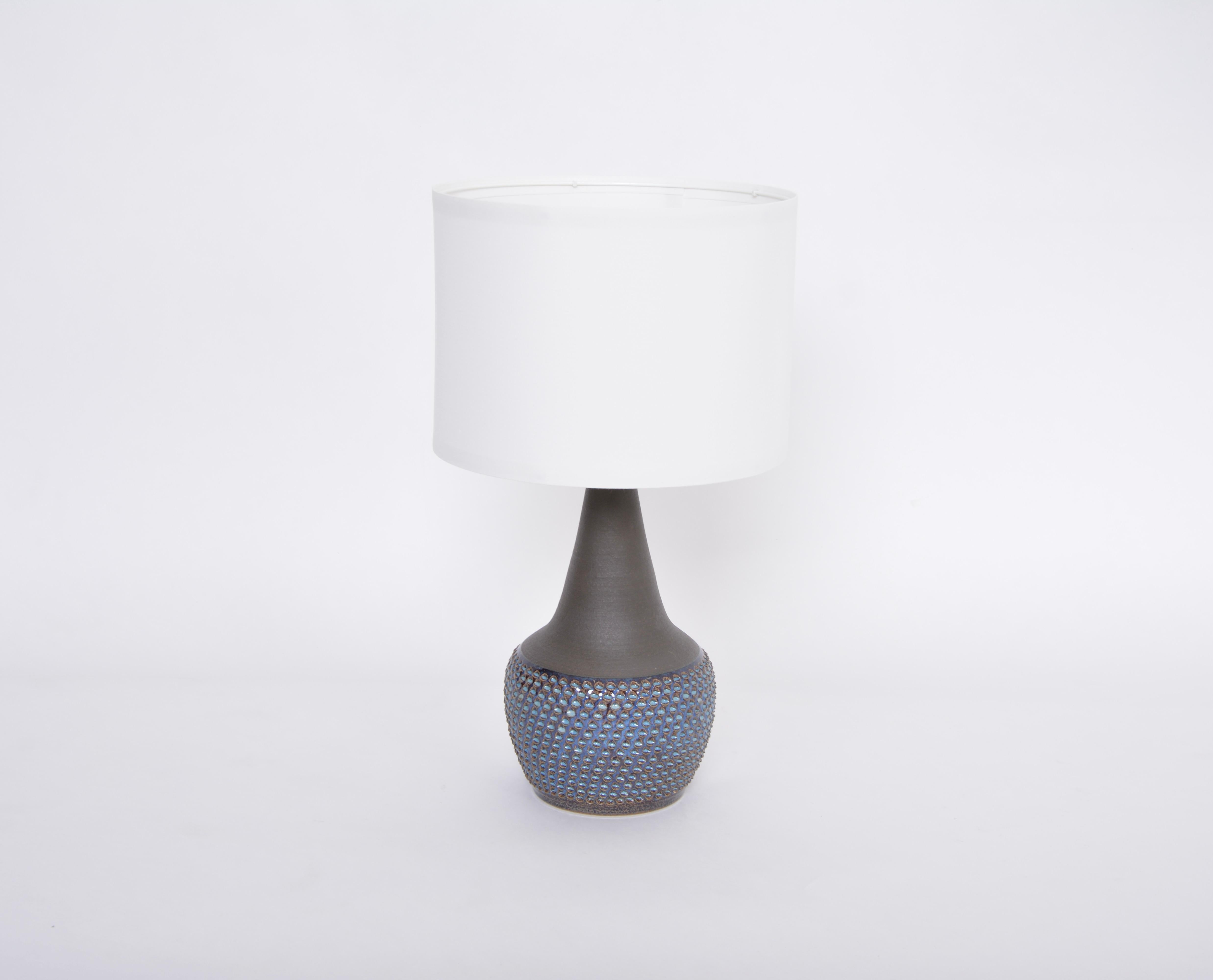 20th Century Handmade Danish Midcentury Ceramic Lamp Model 3048 by Einar Johansen for Soholm For Sale