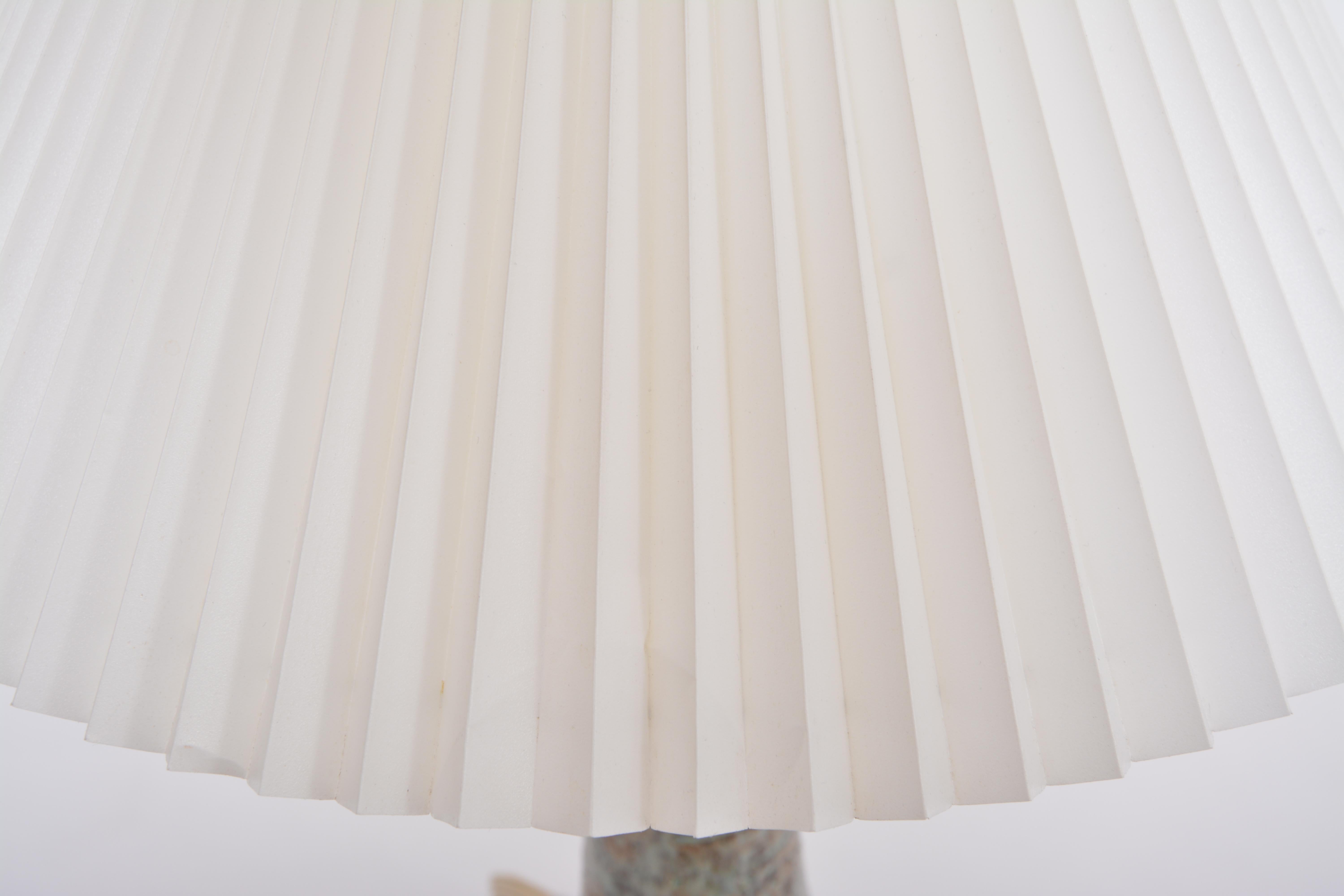 Handmade Danish Mid-Century Modern Ceramic Table Lamp by Løvemose Keramik For Sale 2