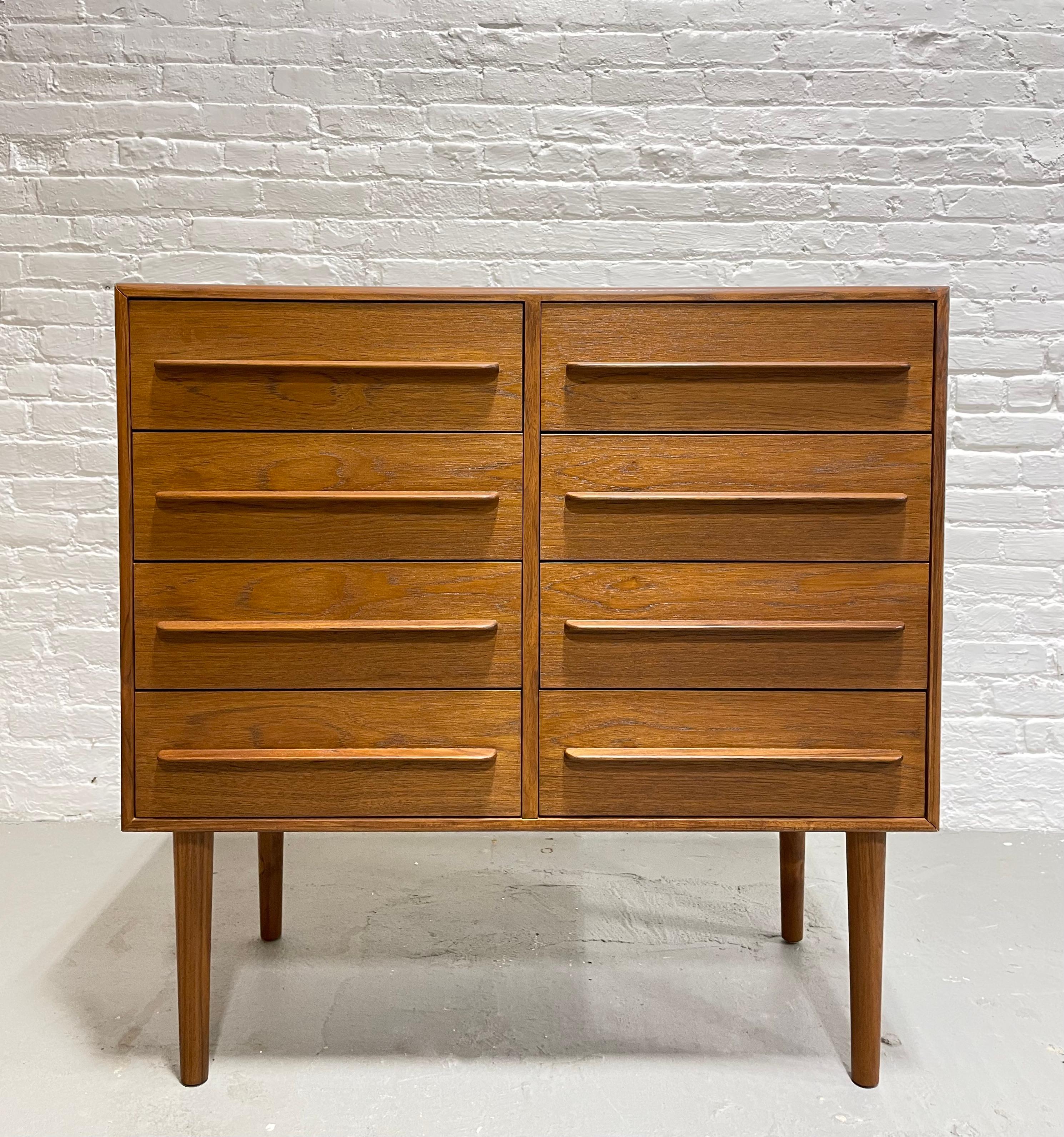 Handmade Danish Mid-Century Modern Styled Teak Dresser In New Condition In Weehawken, NJ