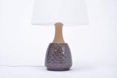 Handmade Danish Mid-Century Modern Stoneware lamp by Soholm