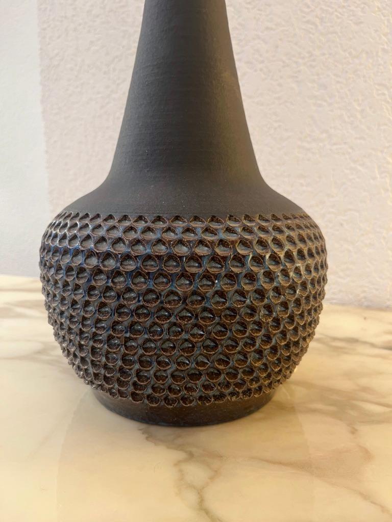 Handmade Danish Mid-Century Stoneware Table Lamp by Einar Johansen for Soholm For Sale 1