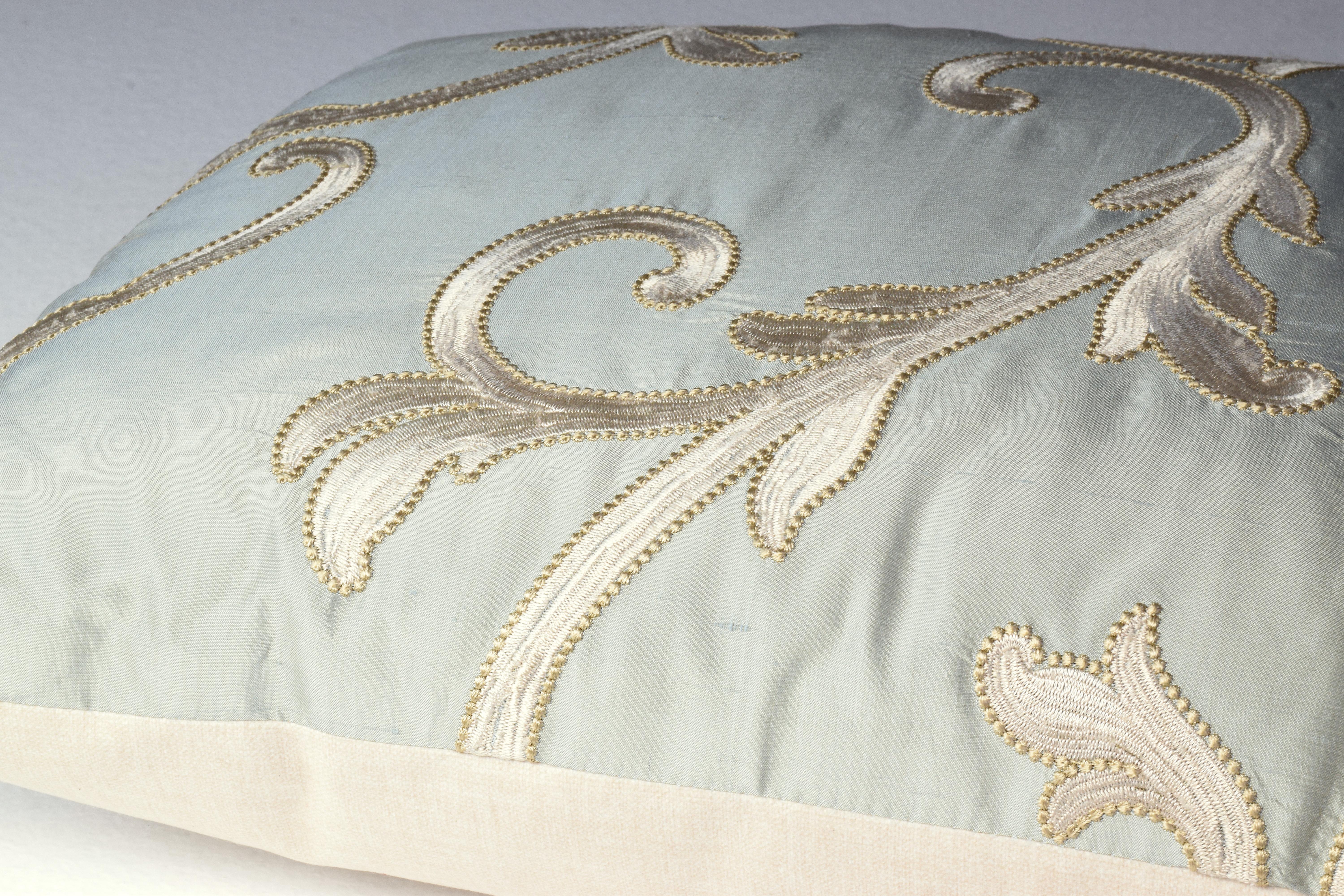 Velvet Handmade Designer Silk Pillow