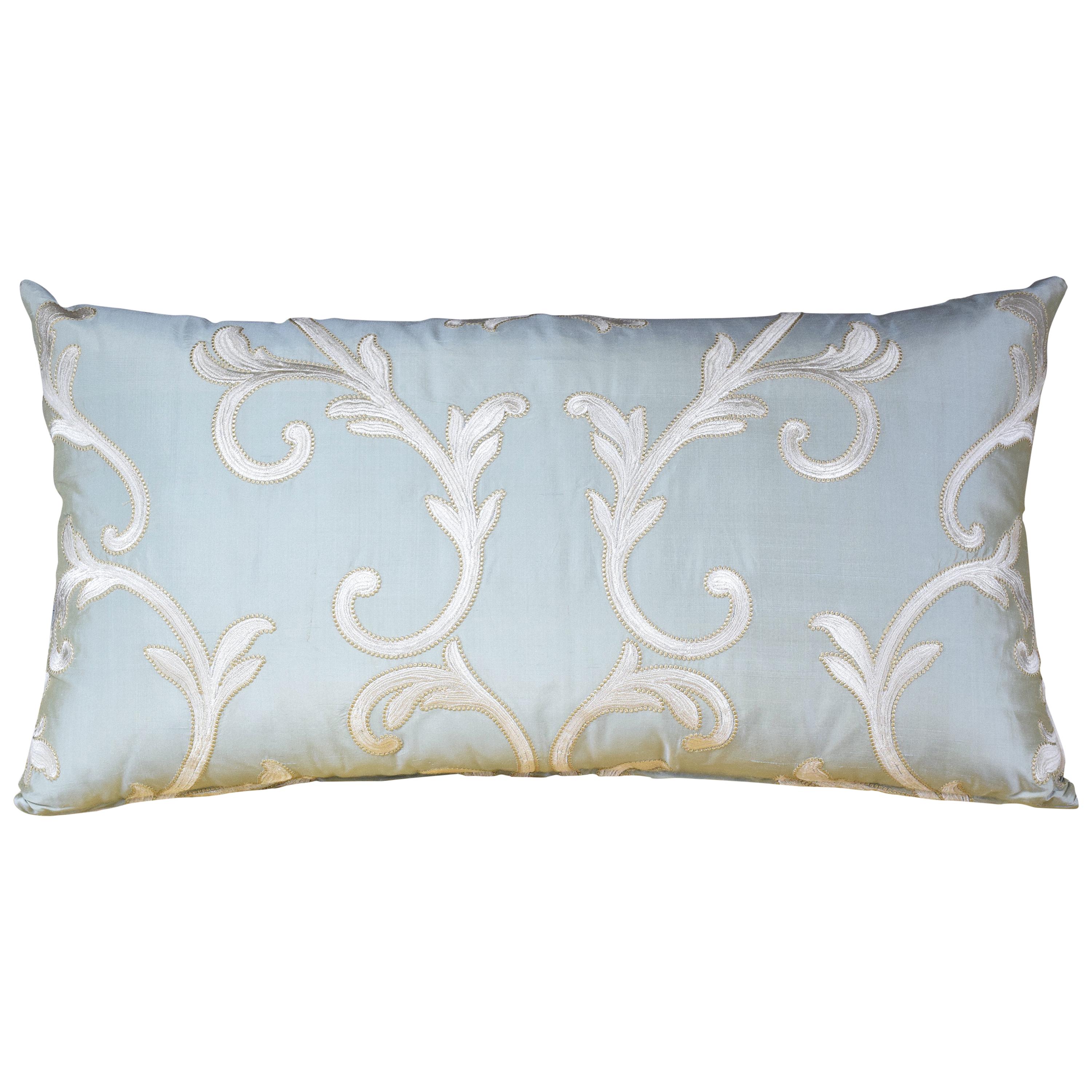 Handmade Designer Silk Pillow