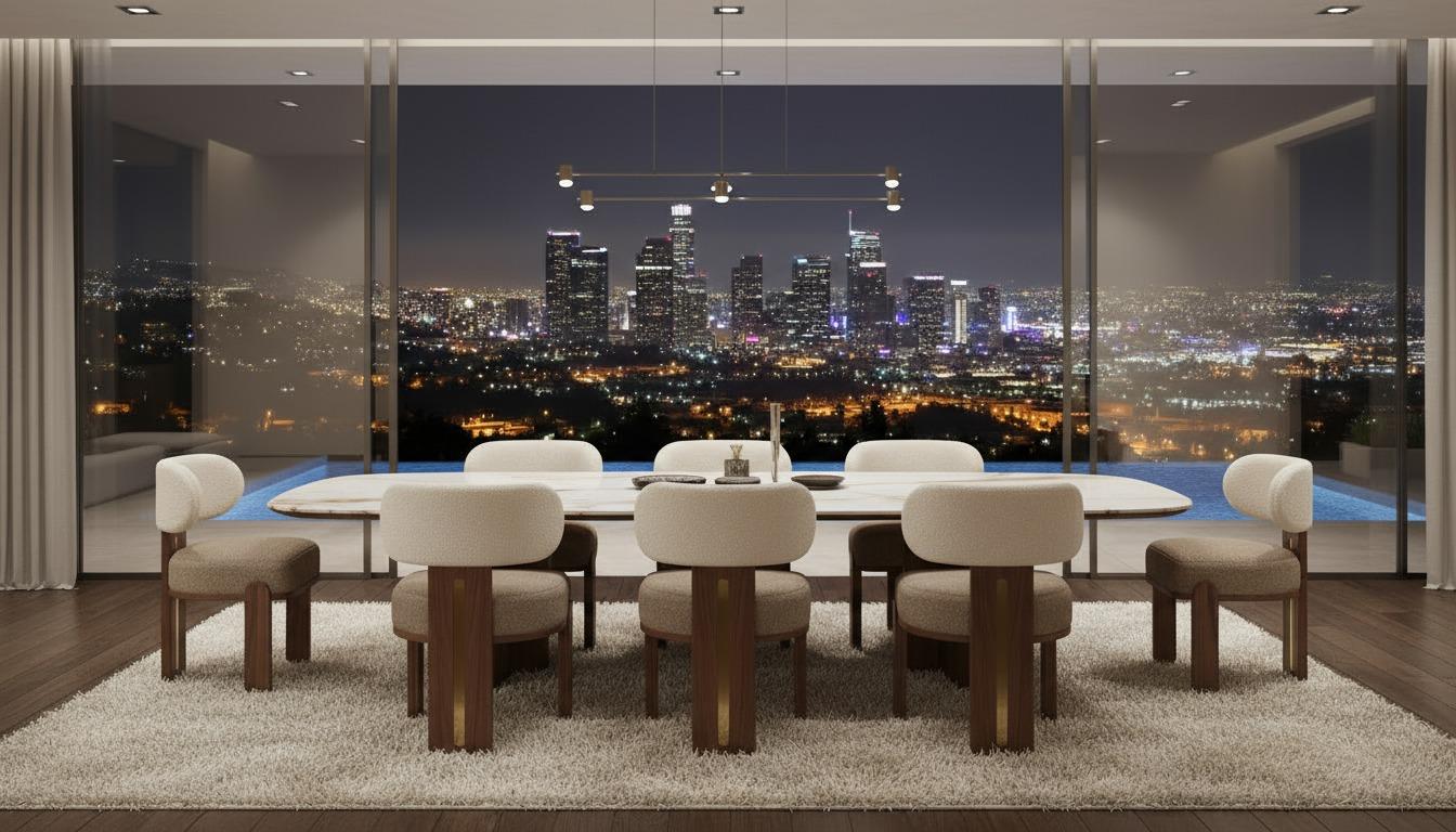 La sedia da pranzo Nolita Harbour Diane è un mix perfetto di design contemporaneo e comfort di lusso. Questa sedia di Eleganza è caratterizzata da una forma cilindrica unica e da una seduta morbida e soffice rivestita in tessuto pregiato. Lo