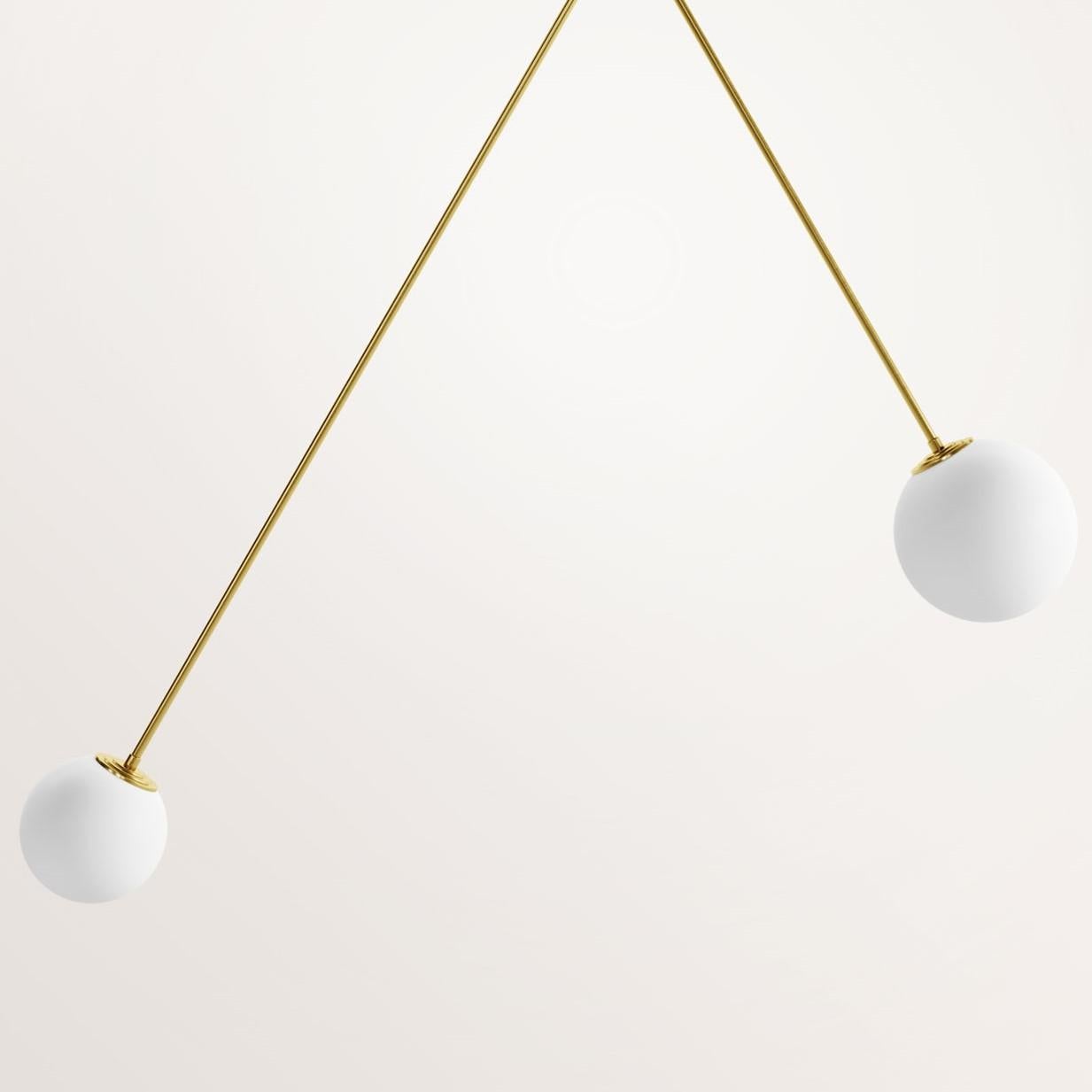 Moderno Lampadario Dioscuri fatto a mano da Gobo Lights in vendita