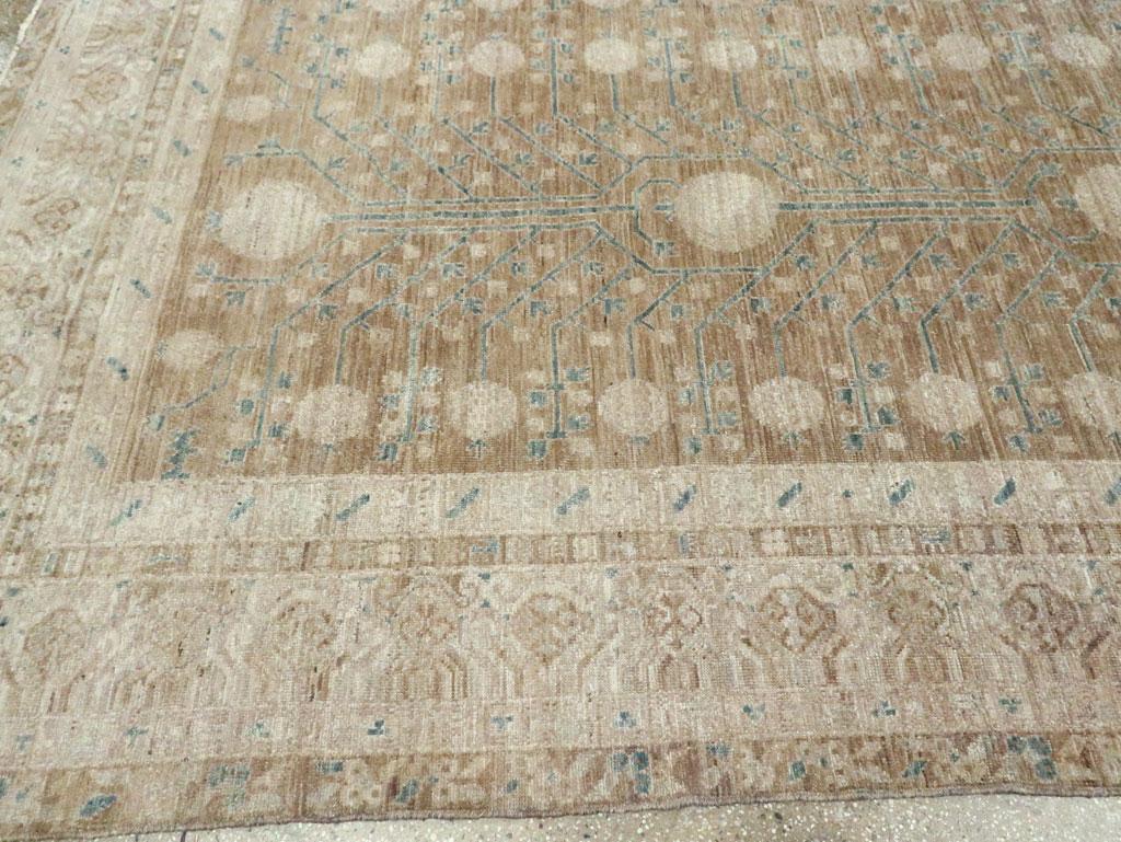 Wool Handmade East Turkestan Khotan Room Size Carpet