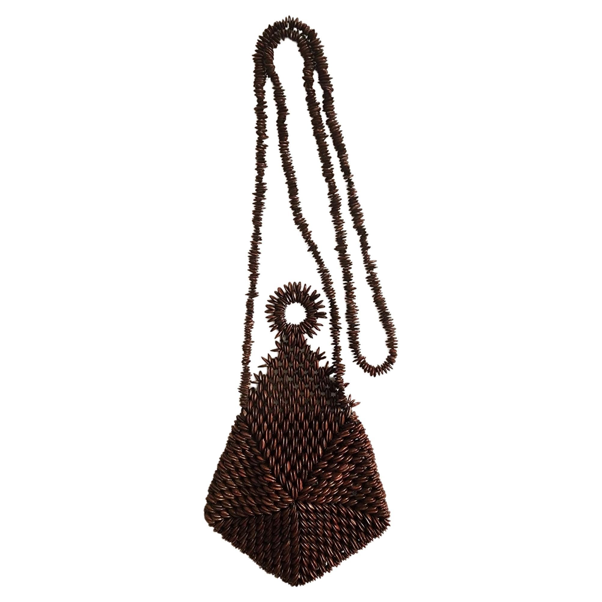 Handmade Eco-friendly Nonsuch Necklace Pochette For Sale