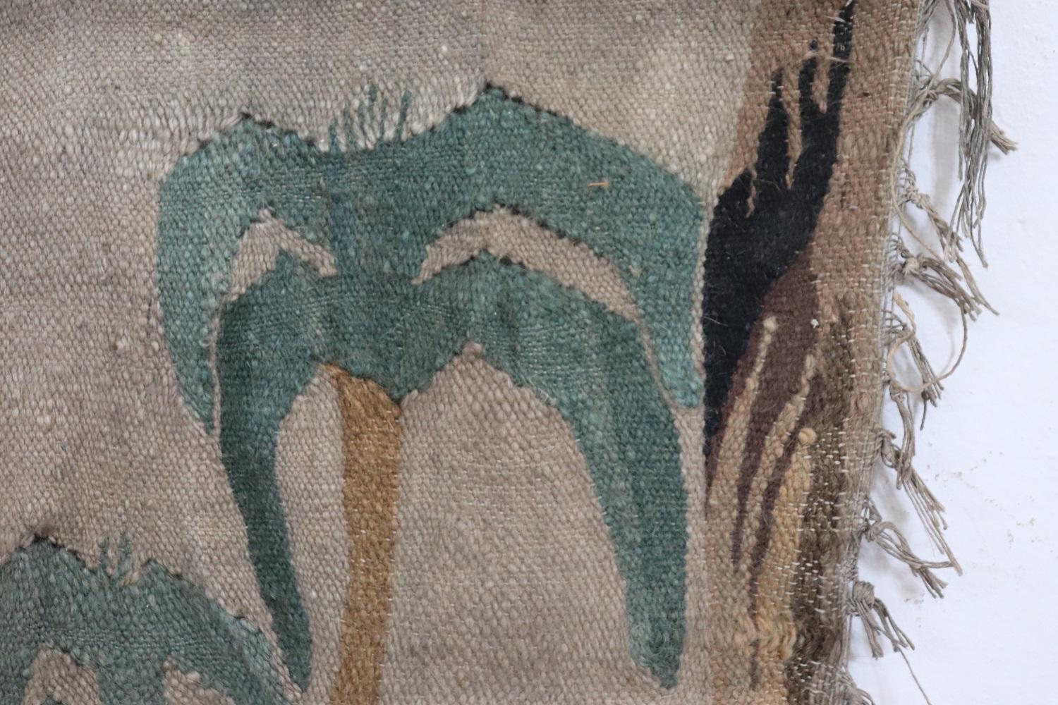 Tapisserie murale égyptienne ou tapis mural fait main, années 1950 Bon état - En vente à Casale Monferrato, IT
