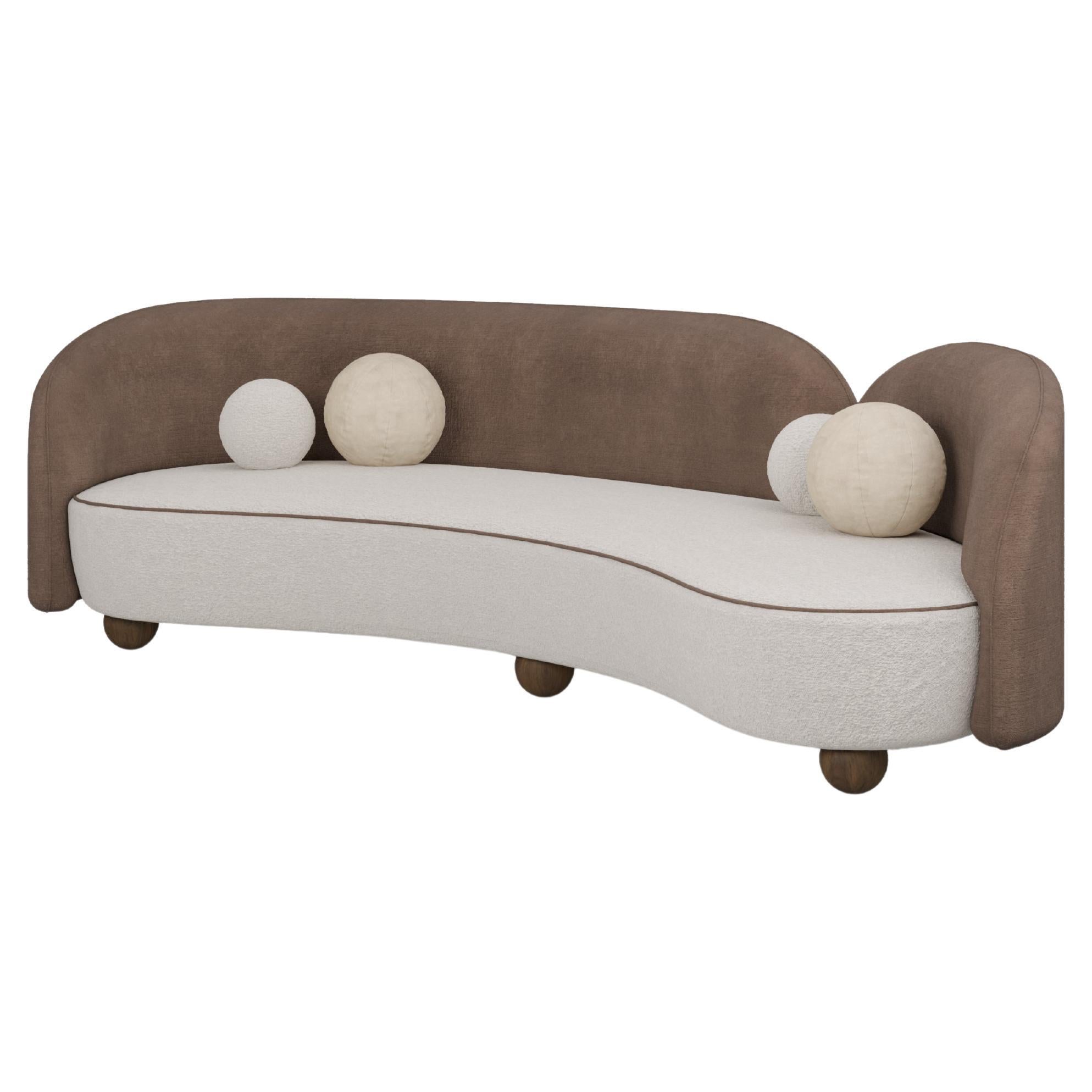 Handmade Ellora Sofa in Plush Upholstery by Nolita Harbour