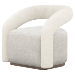 Handmade Emma Armchair with Curve Armrest by Nolita Harbour