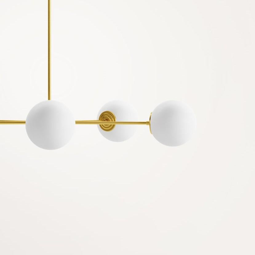 Moderno Lampadario Eole II fatto a mano da Gobo Lights in vendita