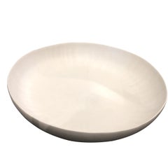 Handmade Fine Ceramic Linen Bowl, Italian, Contemporary