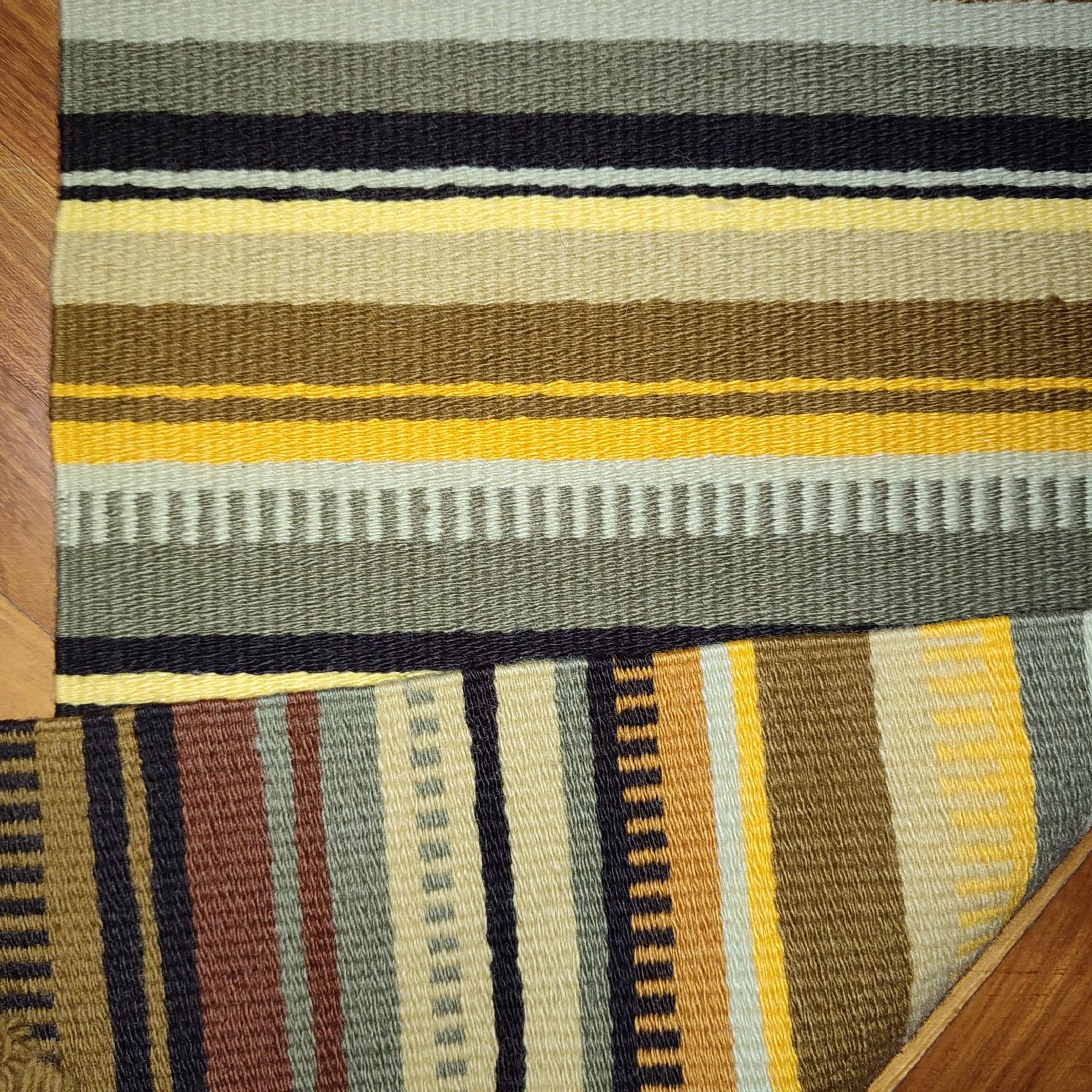 Handmade Finnish Raanu Mid-Century Table Runner, 1960s 1