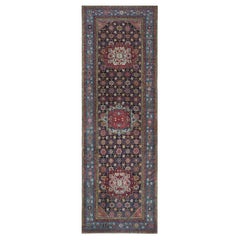 Handgefertigter floraler antiker kaukasischer Karabagh-Teppich