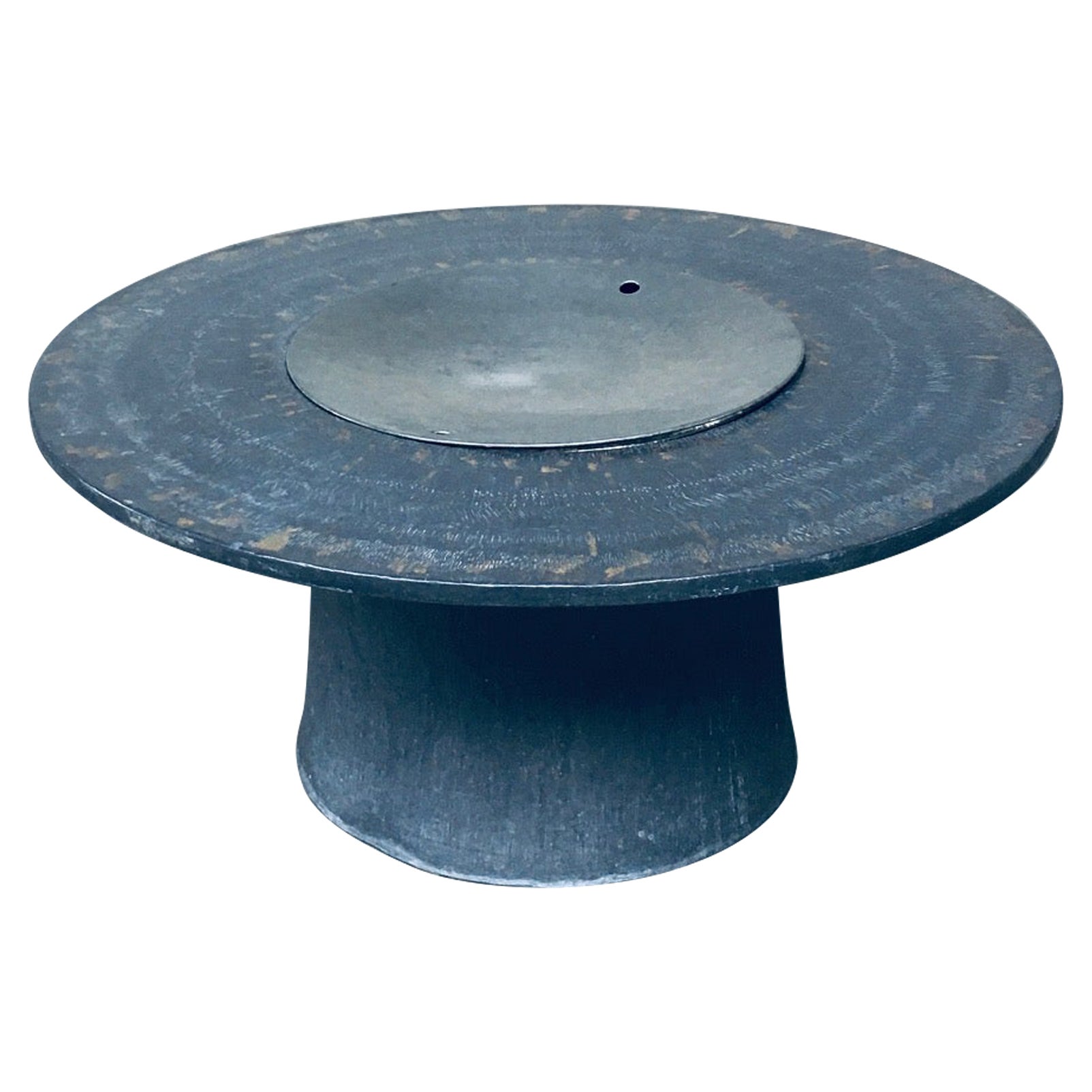 Mesa de centro de bar de arte popular hecha a mano, India Años 70 en venta