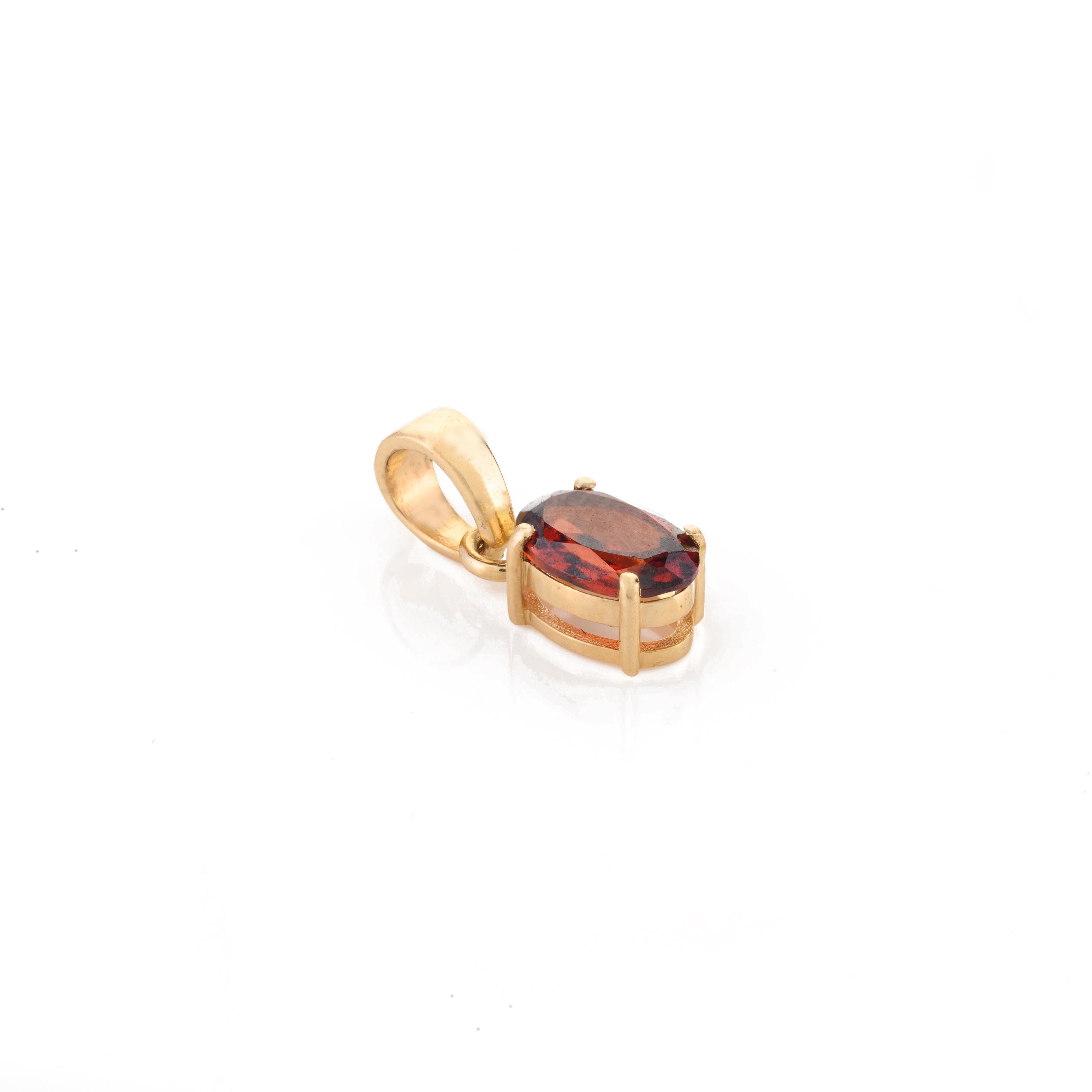 For Sale:  18k Solid Yellow Gold Handmade Garnet Ring, Earrings and Pendant Jewelry Set 17