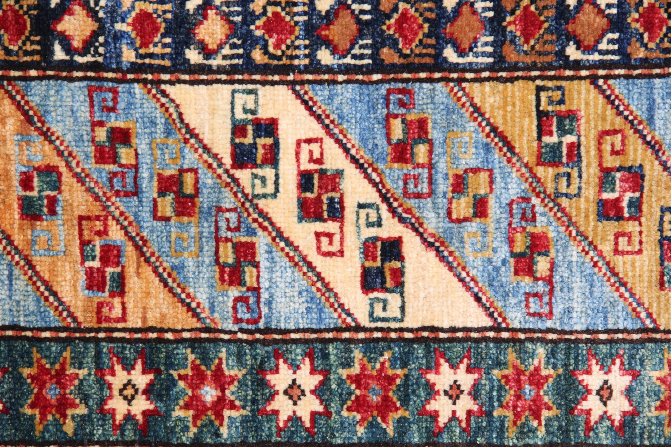 Afghan Handmade Geometric Rug, Red Carpet Modern Livingroom Rug For Sale