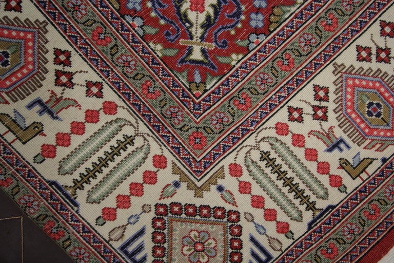 Handmade Geometric Rug Wool Area Rug, Traditional Carpet For Sale at ...