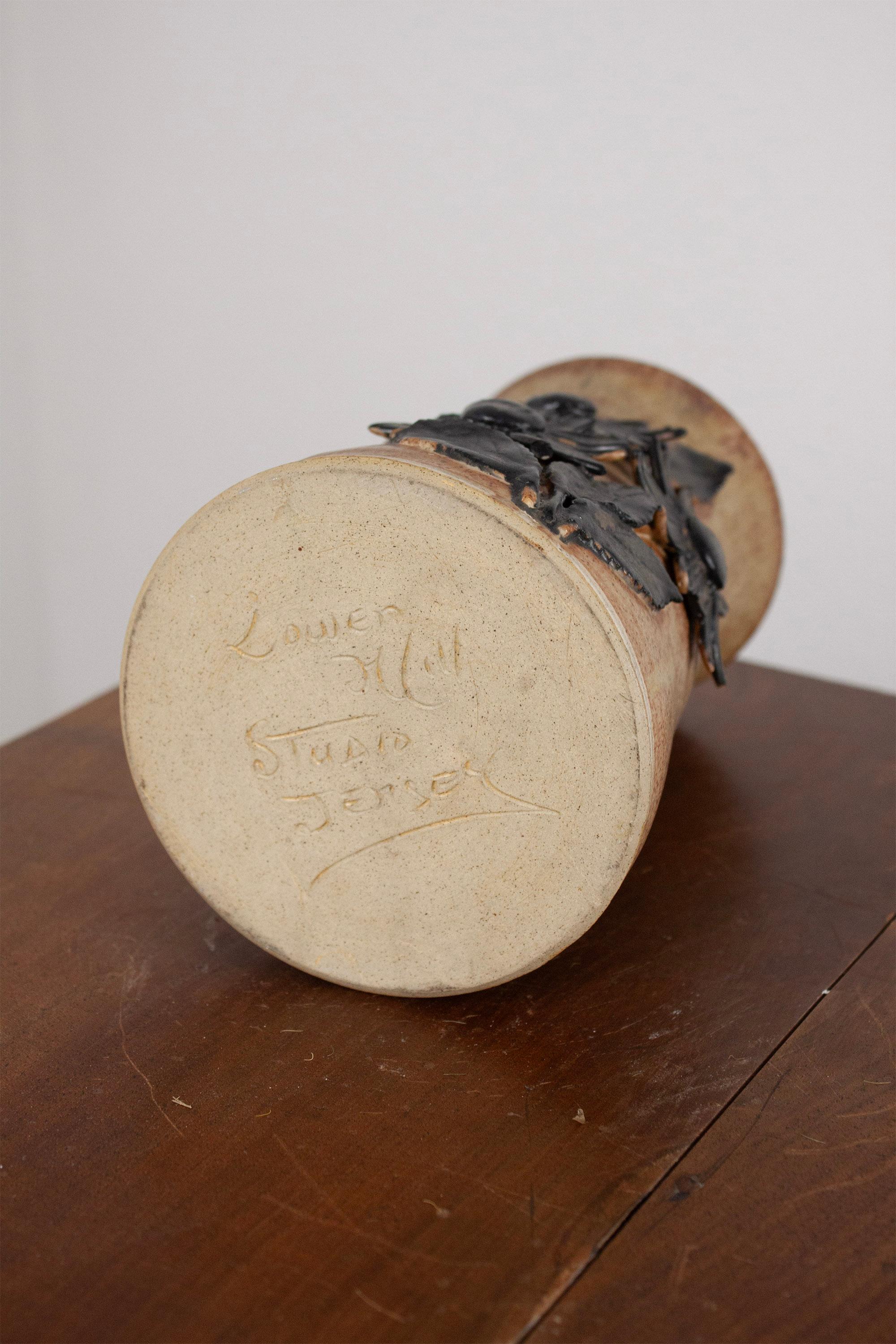 Argilla Vaso in ceramica tedesca fatto a mano in vendita