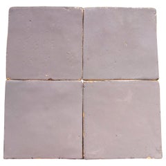 Handmade Glazed Zelige Tile in Grey Colour