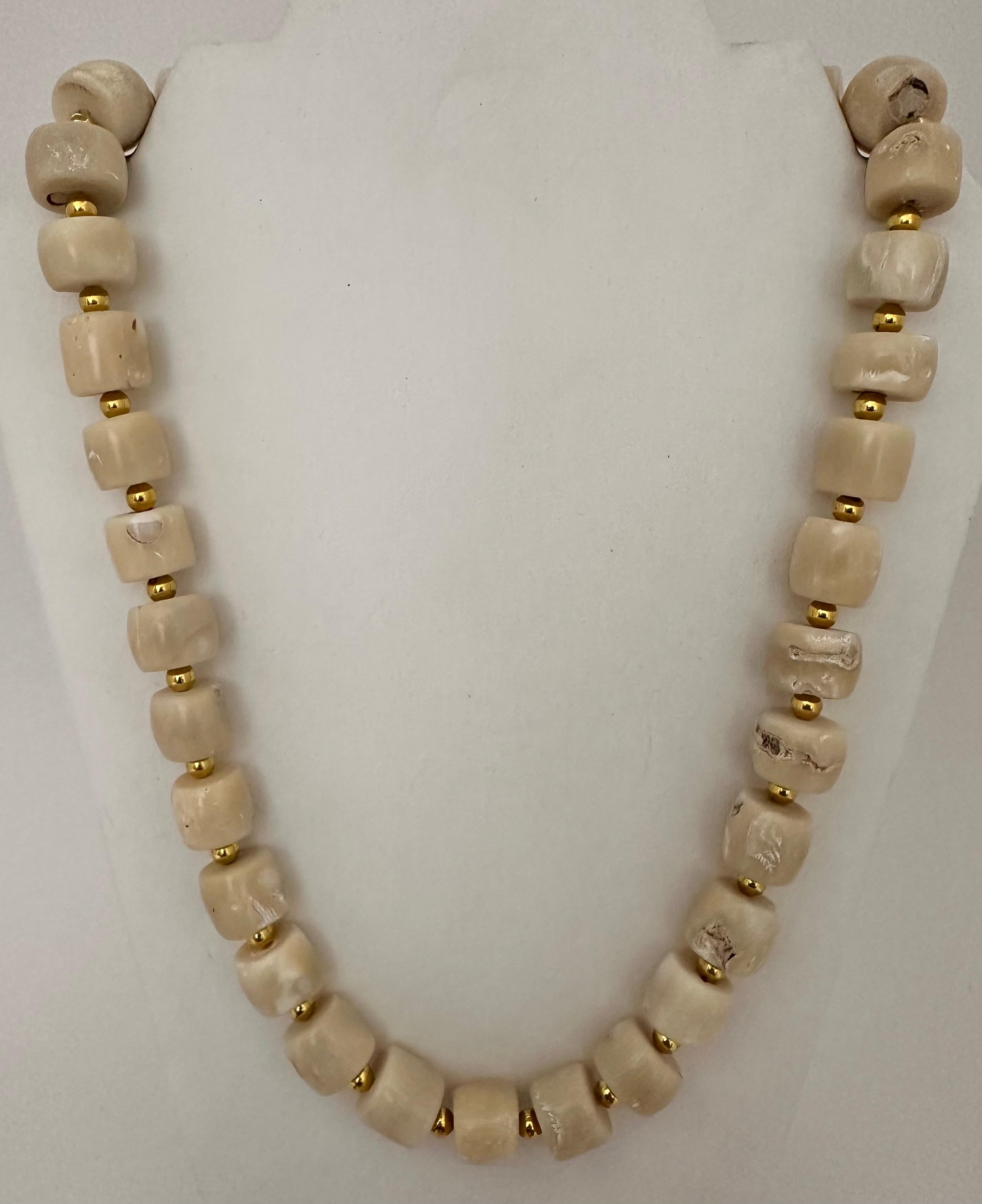 Handmade Gold Plated Beads and approximately 1/2
