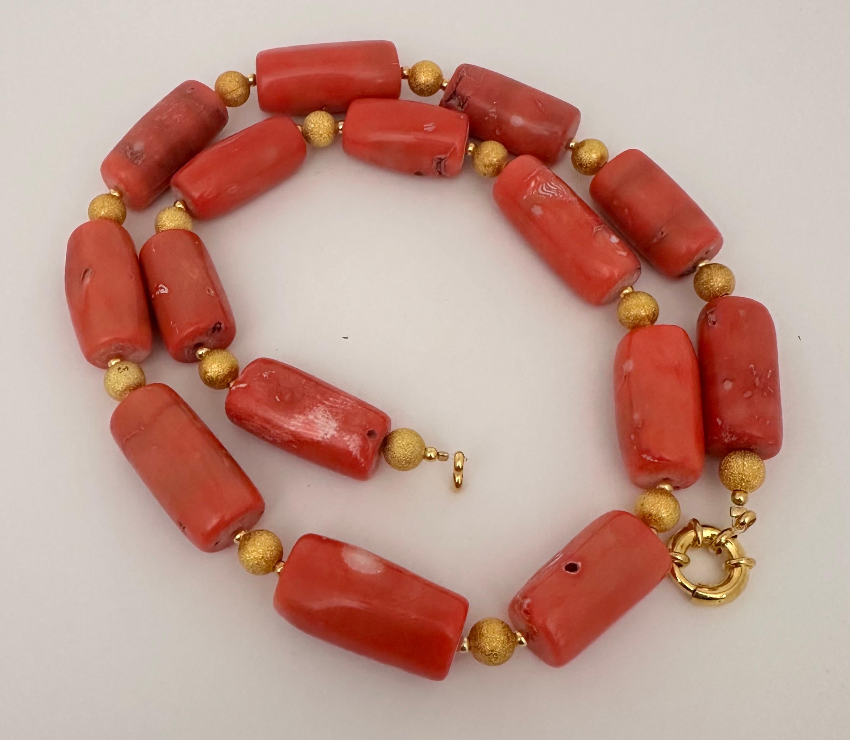 original coral beads necklace