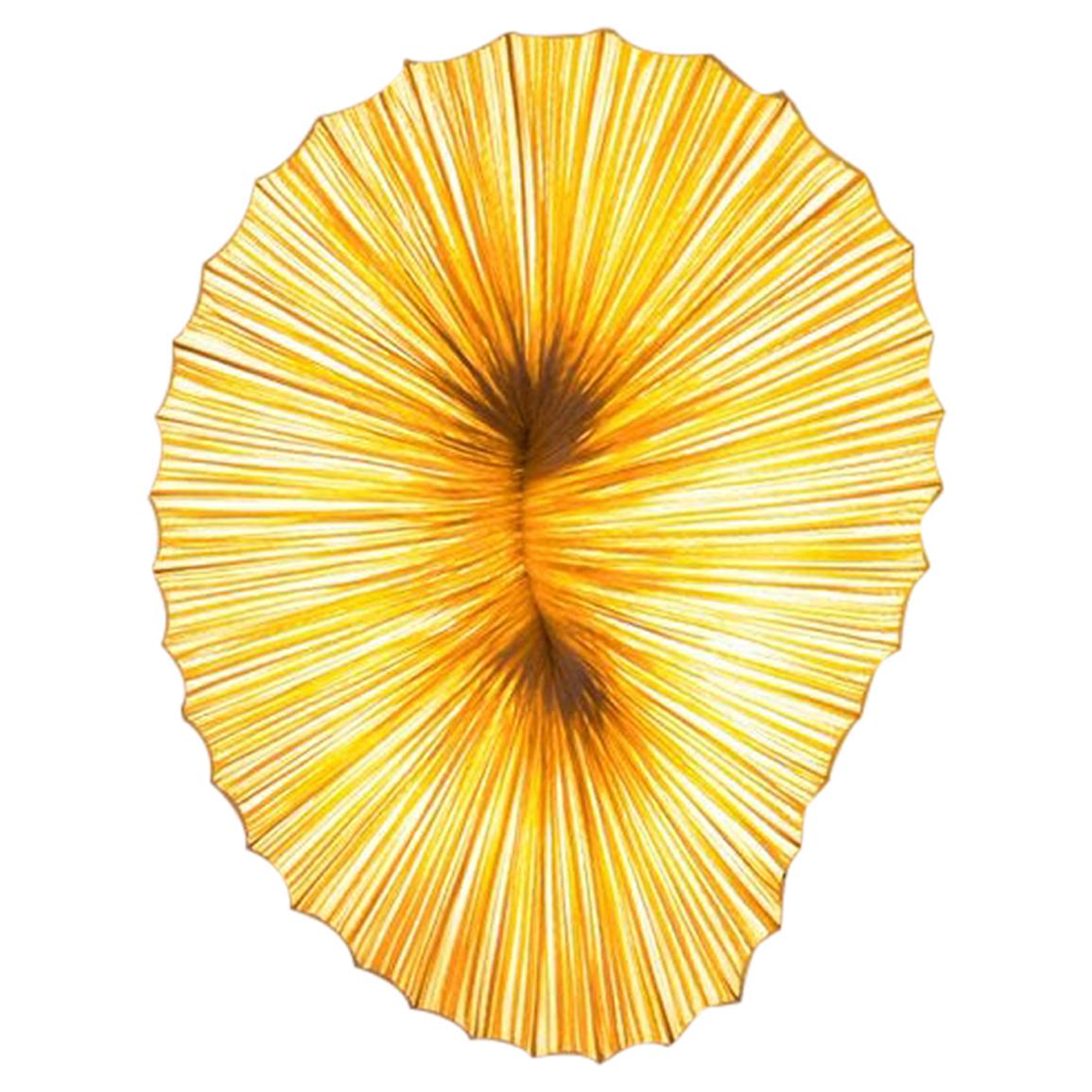 Silk over Metal "Coral" Wall & Ceiling Lamp by Aqua Creations For Sale