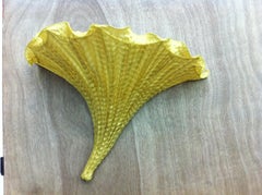 Silk over Metal "Fan" Wall Lamp single fan by Aqua Creations