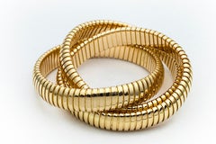 Bracciale a tre fili in oro fatto a mano Rolle