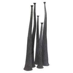 Hoodoo Stacks, Sculptural Concrete Planters by OPIARY (H50"-78")