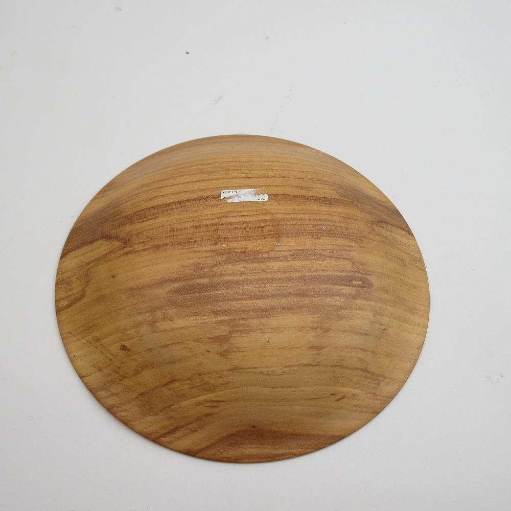 XX secolo Ciotola in legno tornita a mano Apple Wood 1990s in vendita