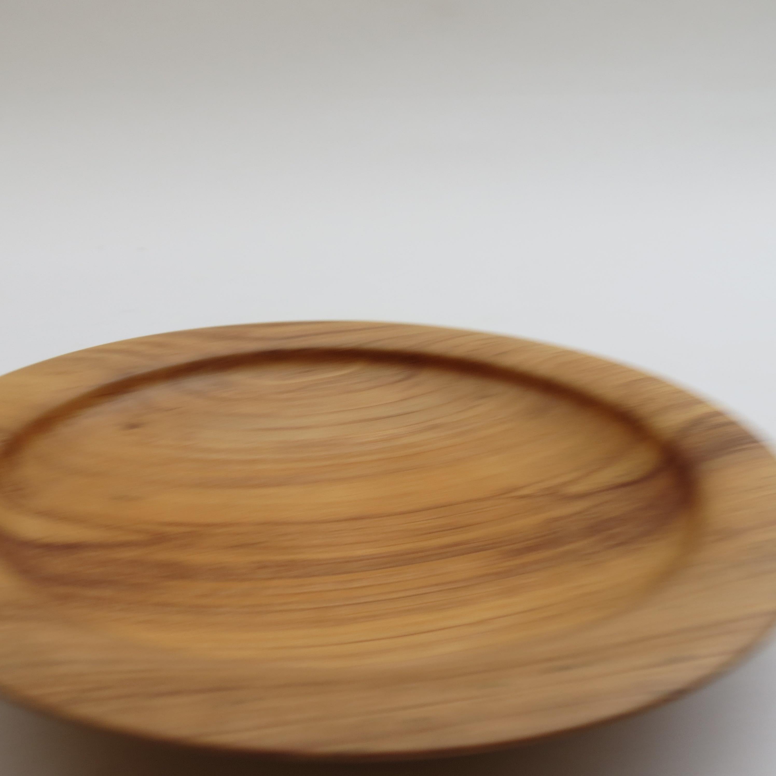Ciotola in legno tornita a mano Apple Wood 1990s in vendita 1