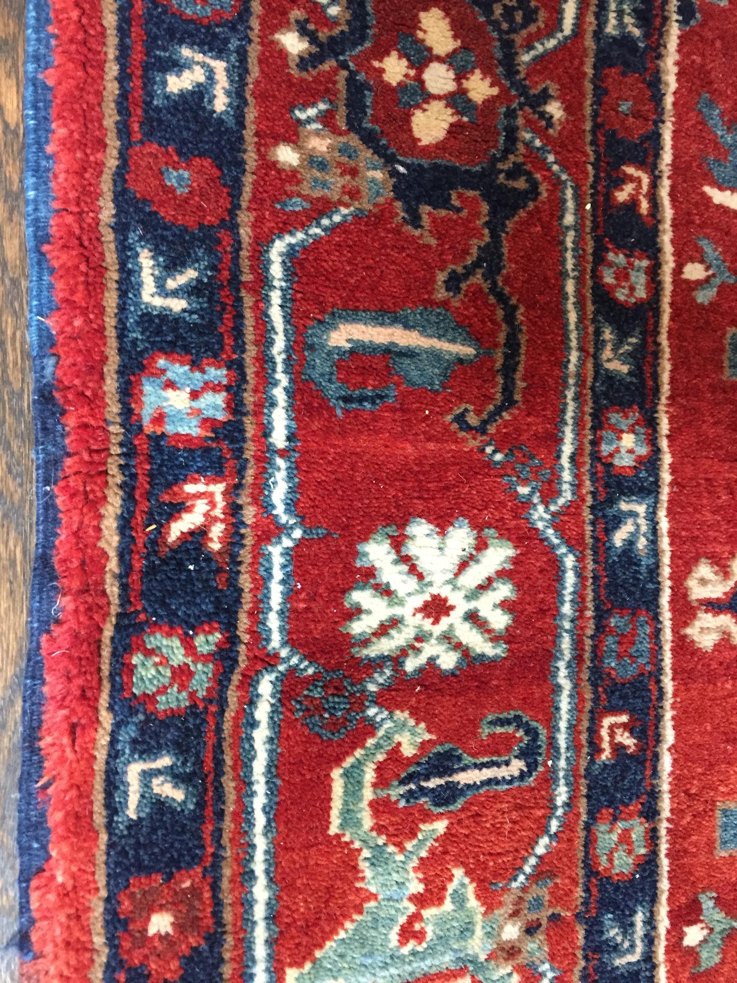 Wool Handmade Heriz Persian Rug Never Used For Sale